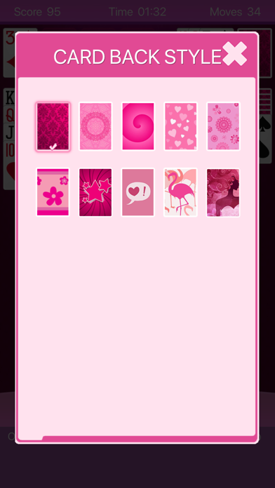 Pink Solitaire screenshot 4