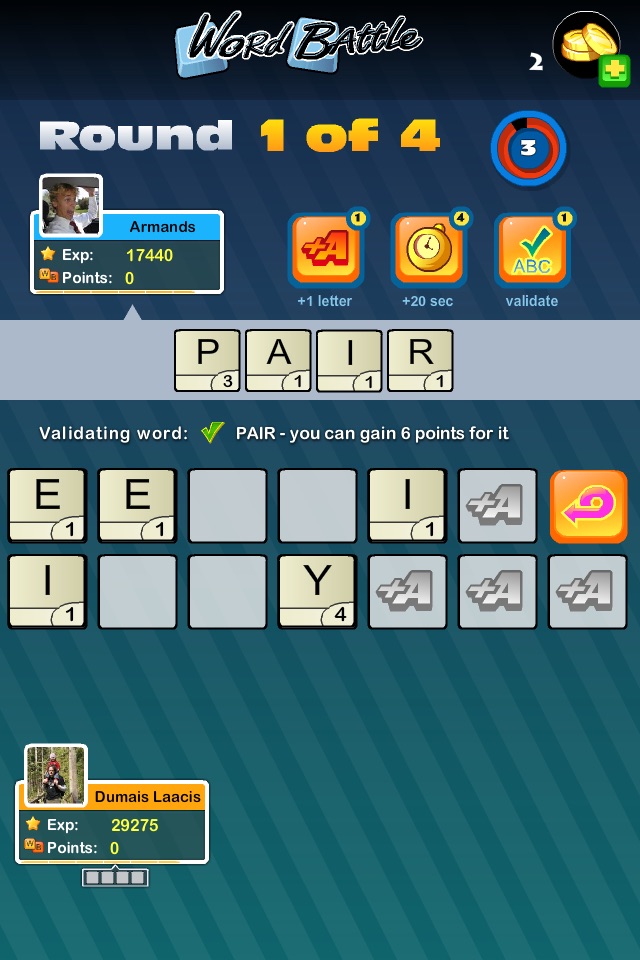 Word Battle: unscramble words screenshot 3