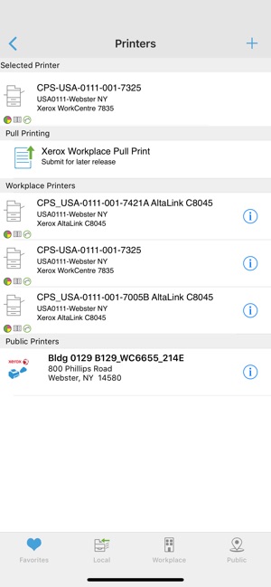 xerox iphone print app