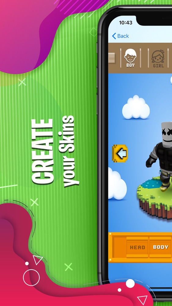 roblox robux skin creator app iphone ipad screenshots