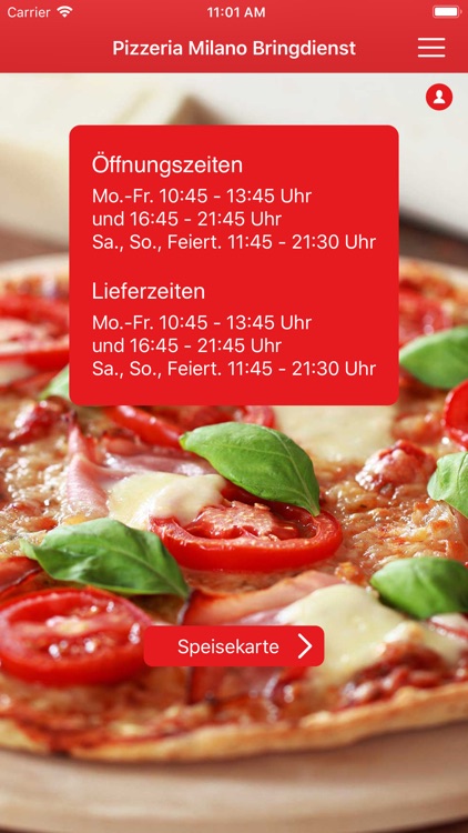 Pizzeria Milano Bringdienst