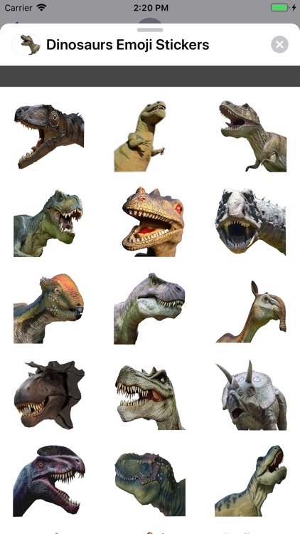 Dinosaurs Emoji Stickers