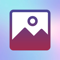 App Icon for Photo Widget - Text on Photos App in Brazil IOS App Store