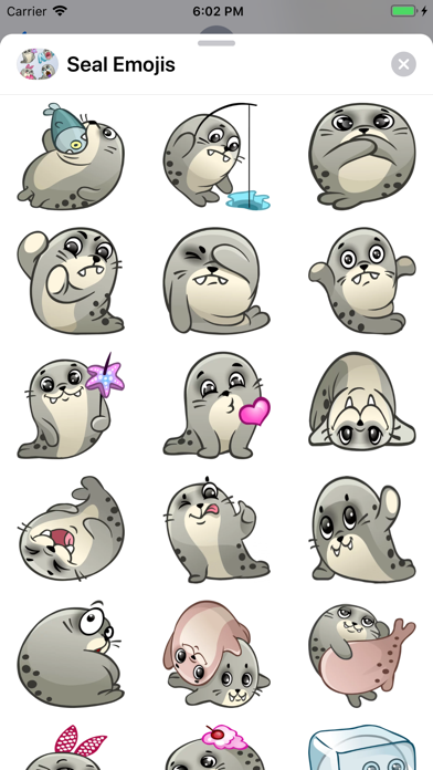 Seal Emojis screenshot 2
