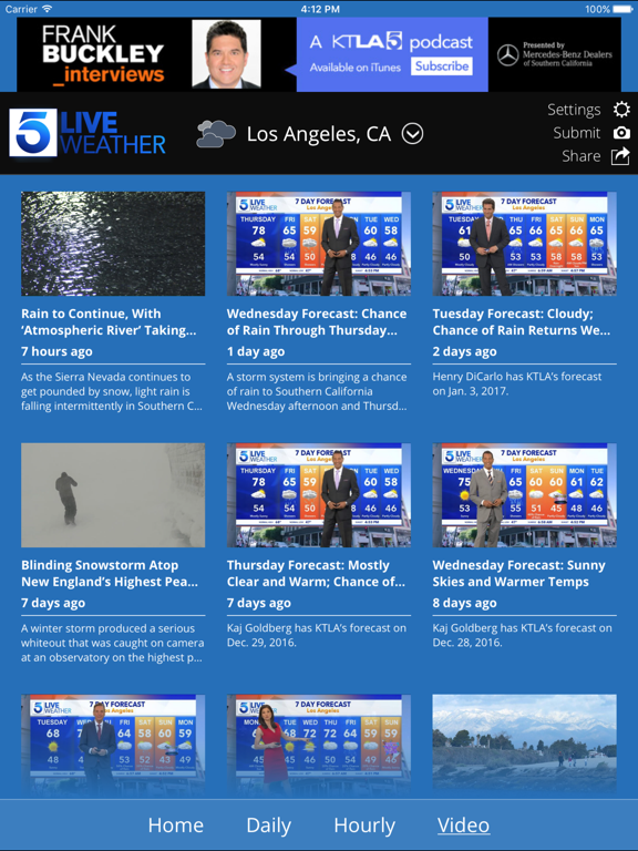 KTLA Los Angeles Weather screenshot 4
