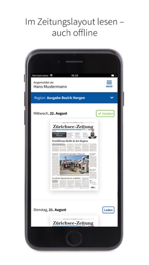 Zürichsee-Zeitung E-Paper(圖1)-速報App