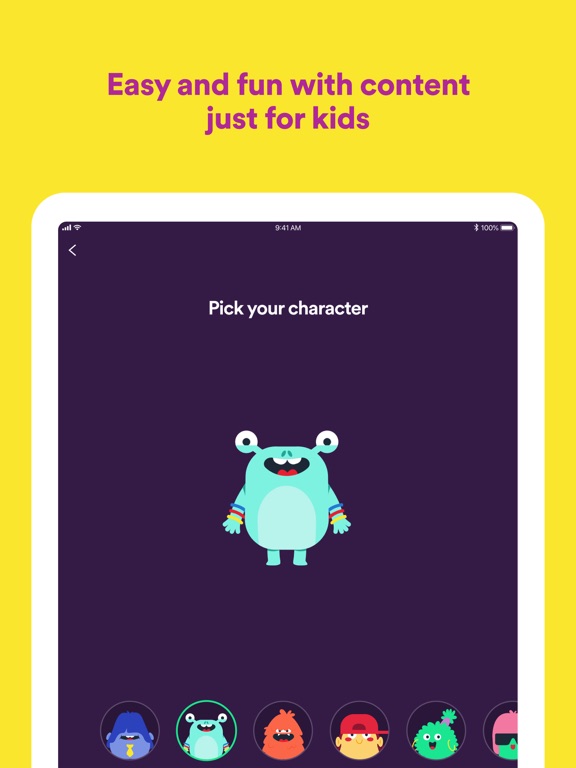 Spotify Kids Ipad images