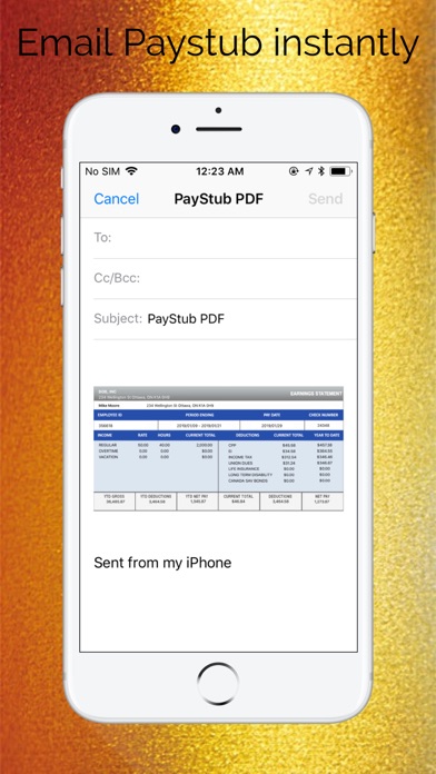 How to cancel & delete Canada Paystub Calculator from iphone & ipad 4