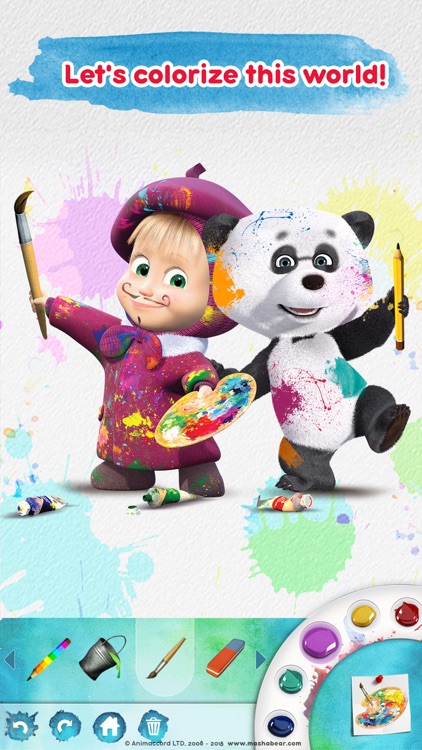 Masha and the Bear: Art Games screenshot-5