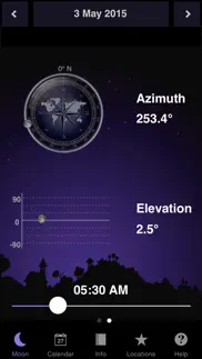 moon calendar iphone screenshot 3