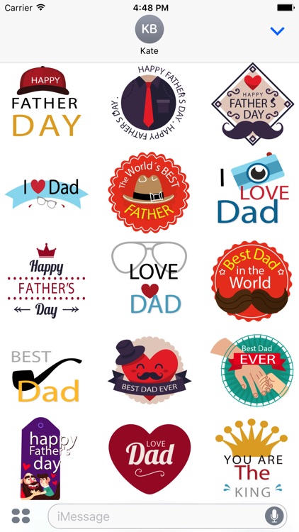 Happy Father's Day Sticker