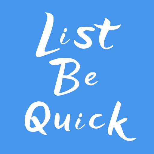 List Be Quick iOS App