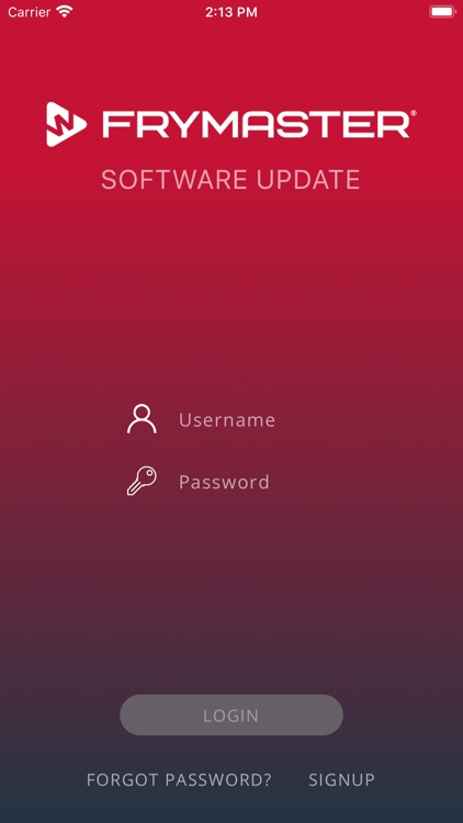 Frymaster Software Update