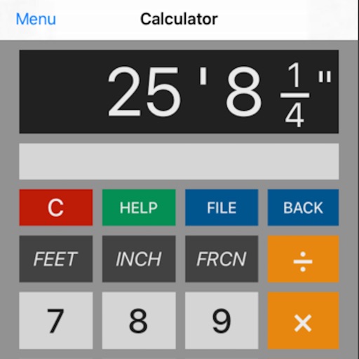 Construction Calculator - feet iOS App