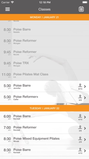 Poise Pilates+Barre LLC(圖3)-速報App