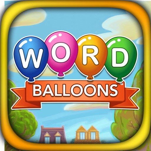 Word Balloons Word Search Game Icon