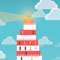Lighthouse is a suspenseful one touch endless game with simple, yet appealing graphics