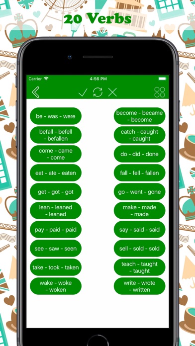 Learn English app: Verbs Screenshots