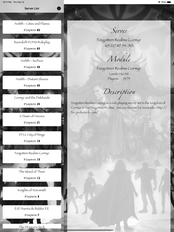 Screenshot #6 pour NWN Search