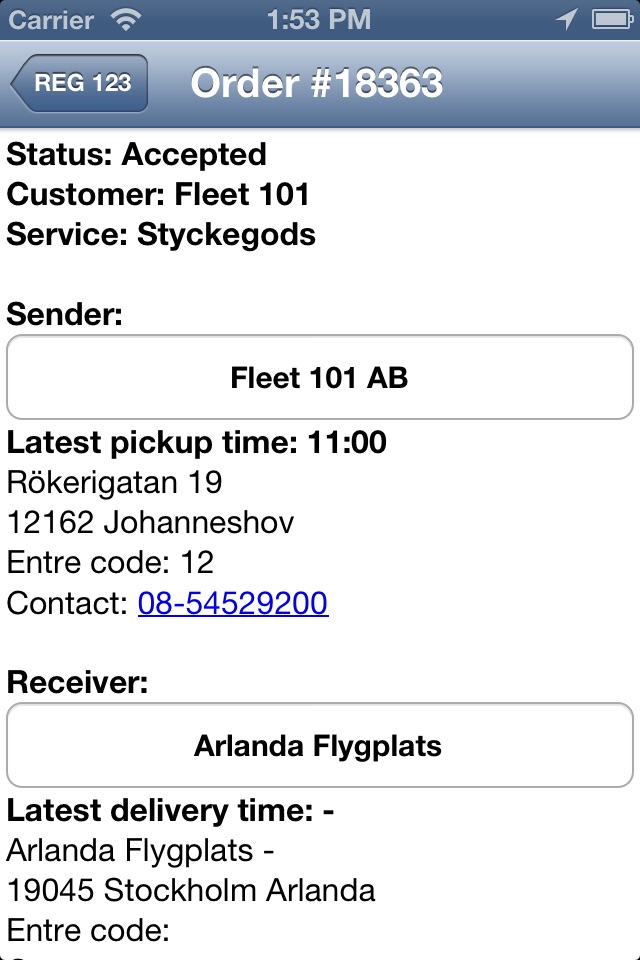 Fleet 101 K2 Mobile screenshot 3
