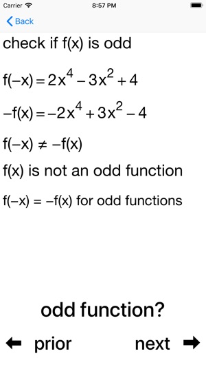 Even and Odd Polynomials(圖6)-速報App