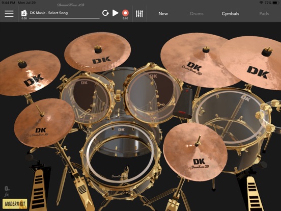 DrumKnee 3D Drums - Drum set