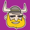 Vikings Head Sticker Pack