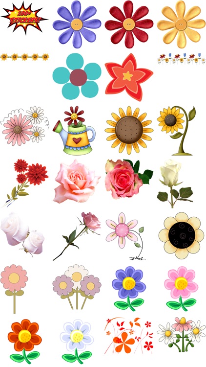 Flower Stickers #2