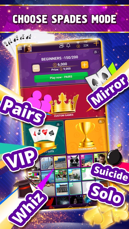VIP Spades - Online Card Game screenshot-3