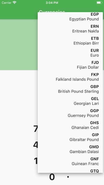 Some currencies