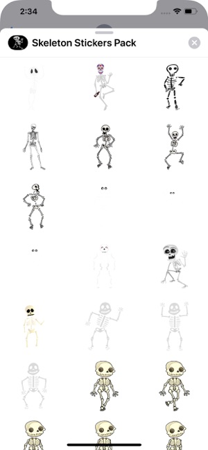 Skeleton Stickers Pack(圖1)-速報App