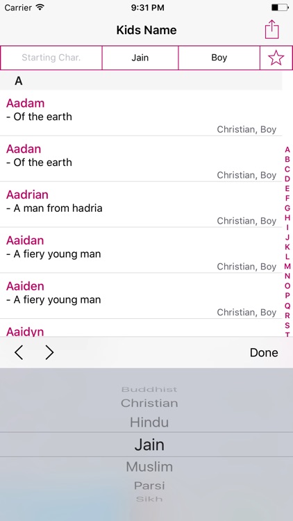 Kids Name For all Religion screenshot-3