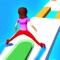 Drag your fingers from left to right to avoid obstacles and drive along the path