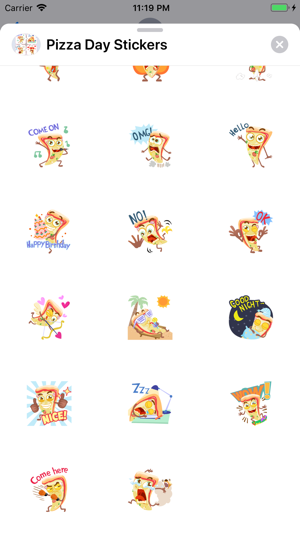 Pizza Day Stickers(圖3)-速報App