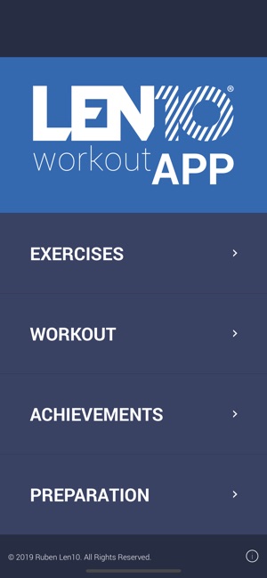 Len10 Workout App