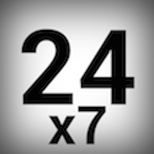 24-Hour Weekly Schedule Notes iOS App