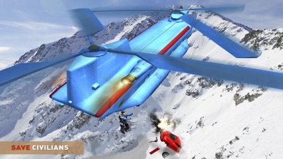 Police Helicopter Fly Rescue screenshot 2
