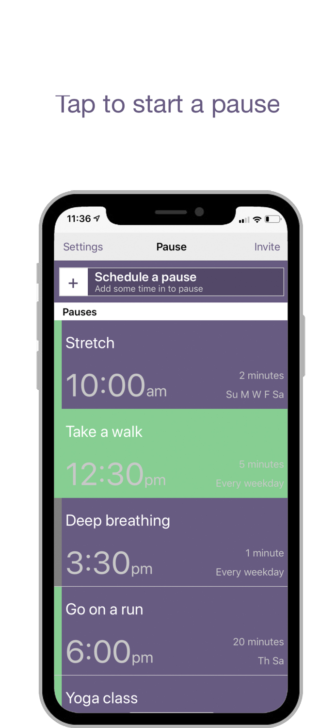 Pause - A Simple Reminder App