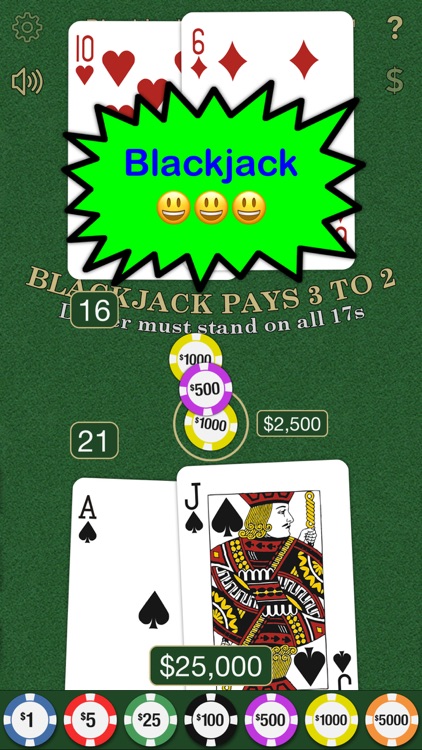 Blackjack - Casino real! screenshot-0