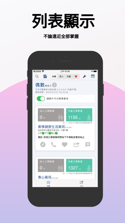 Pharmacy Locator - Find masks