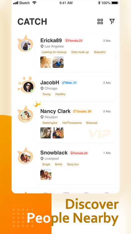Catch, FWB Hookup Dating App screenshot-4