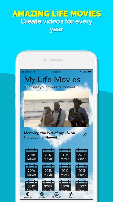 My Life Journal App Screenshots