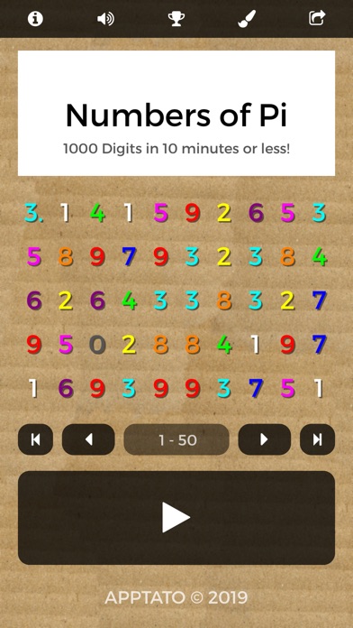 円周率 数字のゲーム (は広告ません) screenshot1