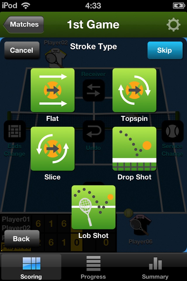 TennisRecord screenshot 2