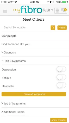 Game screenshot Fibromyalgia Social Network hack