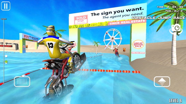 Surfing Dirt Bike Racing screenshot-4