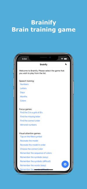 Brainify Brain Training Game On The App Store