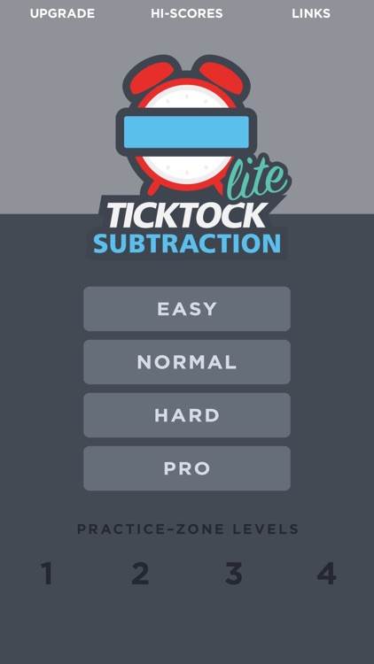 Tick Tock Subtraction LITE