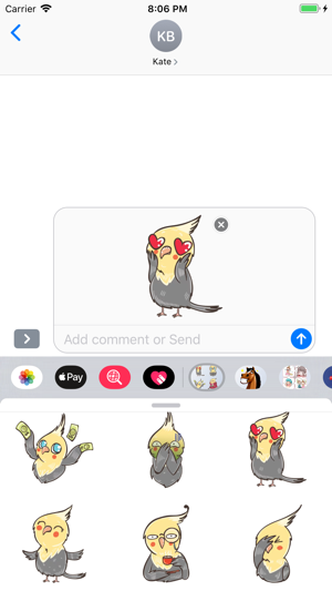 ParrotMoji - Parrot Stickers(圖4)-速報App