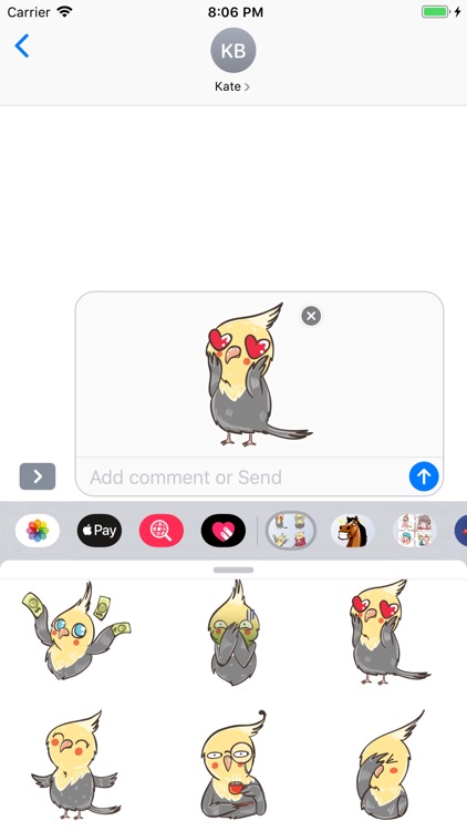 ParrotMoji - Parrot Stickers screenshot-3